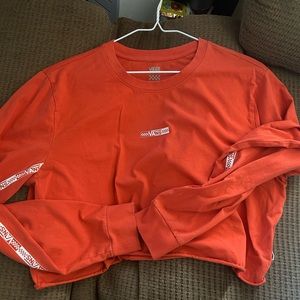 Vans long sleeve crop juniors large